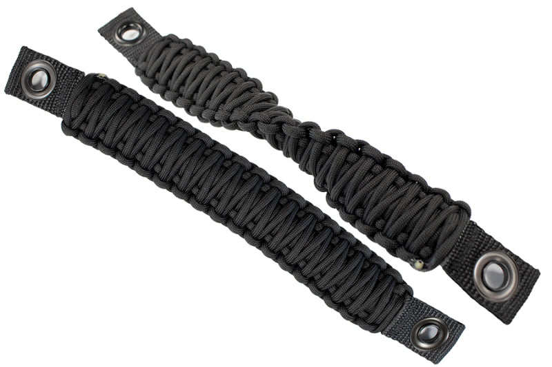 Fishbone Offroad 97-06 Jeep Wrangler Paracord Door Handles - Black - Black Ops Auto Works