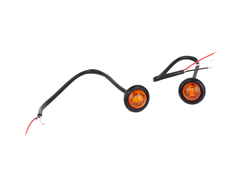 Fishbone Offroad Amber LEDs 3/4In Pair - Black Ops Auto Works