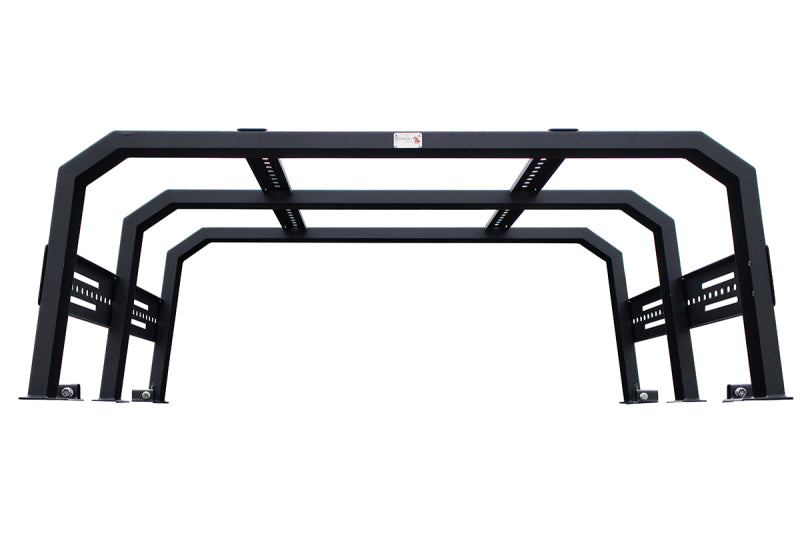 Fishbone Offroad 20+ Jeep Gladiator Bed Rack Full Tackle Rack - Black Powdercoat - Fishbone Offroad FBOFB21219