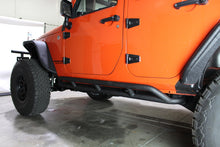 Load image into Gallery viewer, Fishbone Offroad 07-18 Jeep JK 4 Door Wrangler JK Steel Rock Sliders - Blk Textured Powdercoat - Fishbone Offroad FBOFB23009