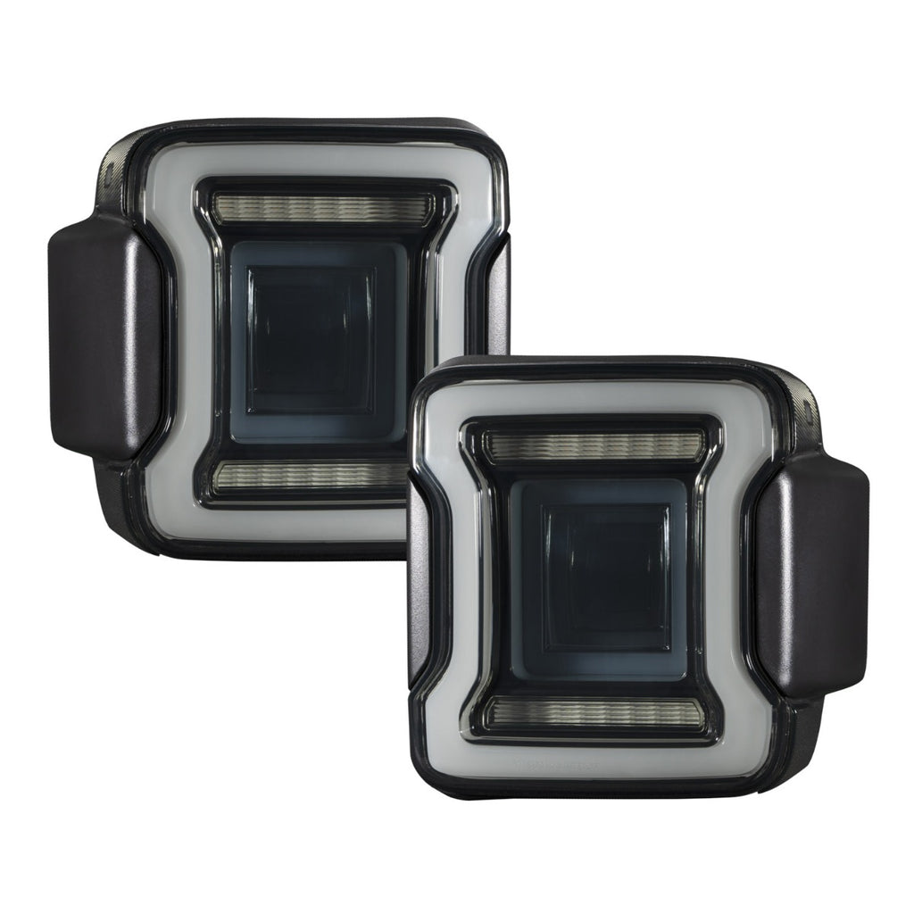 -Form Lighting - 2018-2024 Jeep Wrangler LED Tail Lights Smoke (pair)-Tail Light-Form Lighting