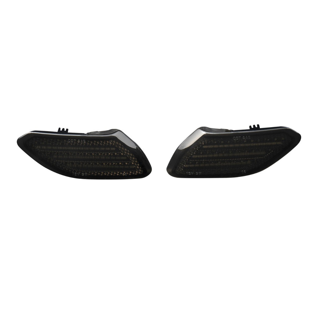 -Form Lighting - 2018 Wrangler JL LED Sidemarkers Smoked (pair)-Side Marker Light Assembly-Form Lighting