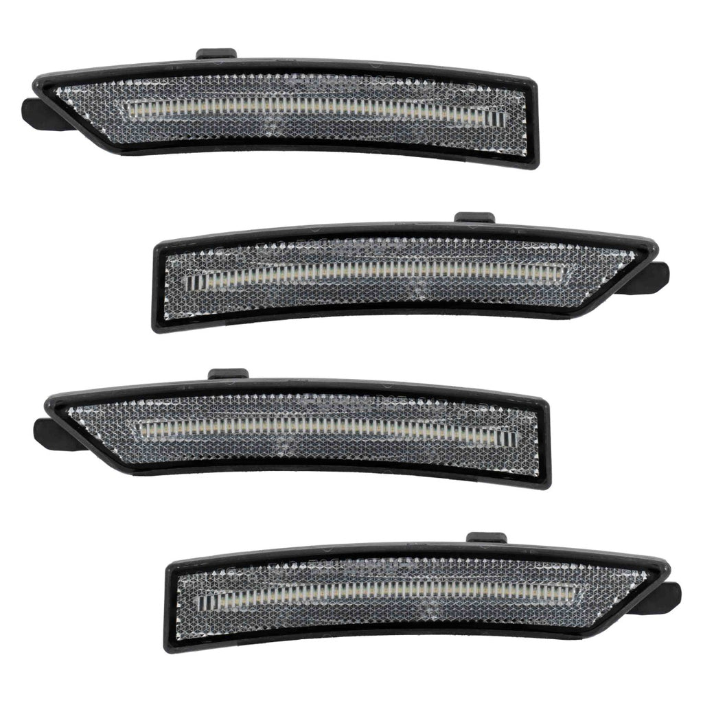 -Form Lighting - 2024 Mustang LED Sidemarkers Clear (set)-Side Marker Light Assembly-Form Lighting