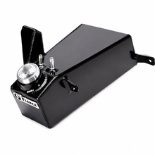 Load image into Gallery viewer, Fleece Performance aluminum coolant tank for 2019-2024 Ram 2500 and 3500 6.7L Cummins in black