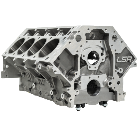 Fleece Performance Freedom Series solid aluminum LSR Duramax billet block front view