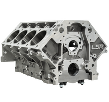 Load image into Gallery viewer, Fleece Performance Freedom Series solid aluminum LSR Duramax billet block front view