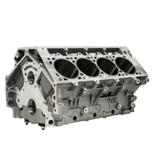 Load image into Gallery viewer, Fleece Freedom Series wet-sleeve aluminum LSR block front view with ductile liners