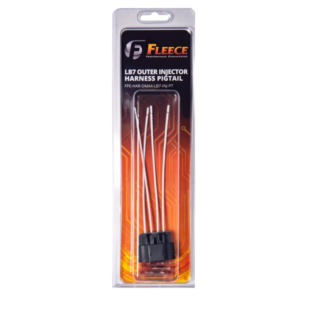 Fleece Performance 01-04 GM 2500/3500 Duramax LB7 Outer Injector Connector Pigtail - Fleece Performance FPEFPE-HAR-DMAX-LB7-I