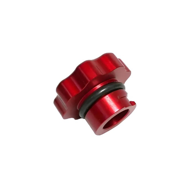 Fleece Performance 01-16 GM 2500/3500 Duramax Billet Oil Cap Cover - Red - Black Ops Auto Works
