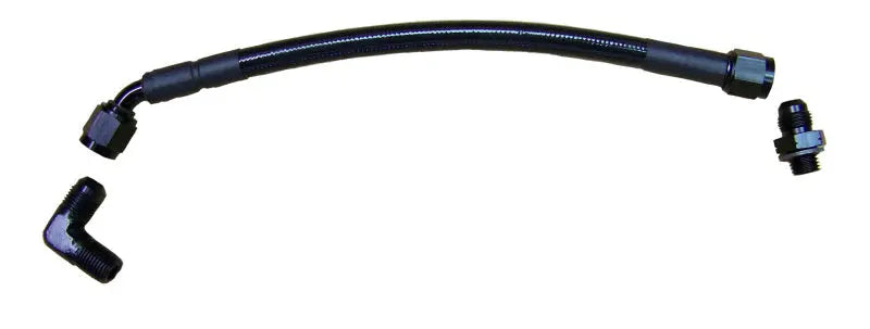 Fleece Performance 03-15 Cummins Turbo Oil Feed Line Kit for S300/S400 Turbos in 2nd Gen Location - Black Ops Auto Works