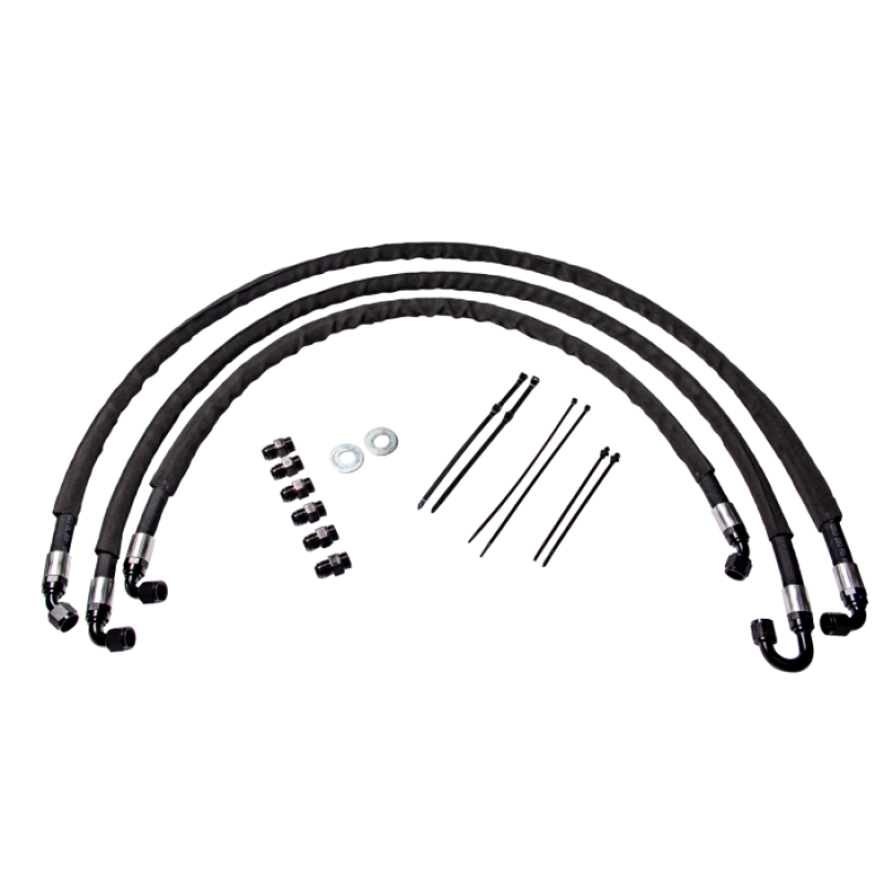 Fleece Performance 11-14 GM Duramax 2500/3500 Heavy Duty Trans Cooler Lines - Black Ops Auto Works