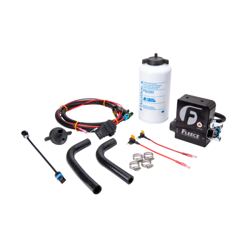 Fleece Performance 11-16 GM 2500/3500 Duramax Auxiliary Heated Fuel Filter Kit-Fuel Filters-Fleece Performance-670875717718-