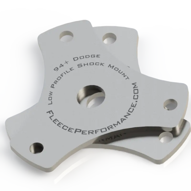 Fleece Performance 2500 and 3500 Low Profile Shock Mounts - Black Ops Auto Works