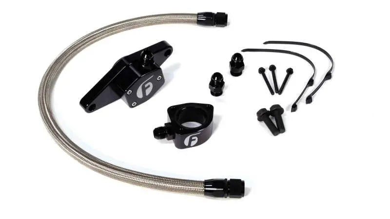 Fleece Performance 98.5-02 VP Coolant Bypass Kit w/ Stainless Steel Braided Line - Black Ops Auto Works