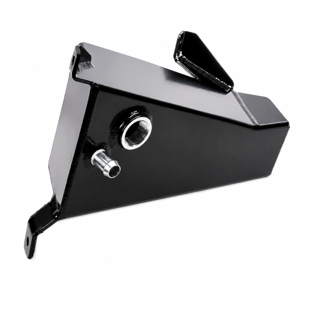 Fleece Performance 19-24 Ram 2500-3500 Cummins 6.7L Aluminum Replacement Coolant Tank (Black) - Fleece Performance FPEFPE-CUM