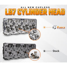 Load image into Gallery viewer, Fleece Performance 01-04 GM Duramax LB7 Freedom Cylinder Head w/Cupless Injector Bore (Driver Side) - Fleece Performance FPEF