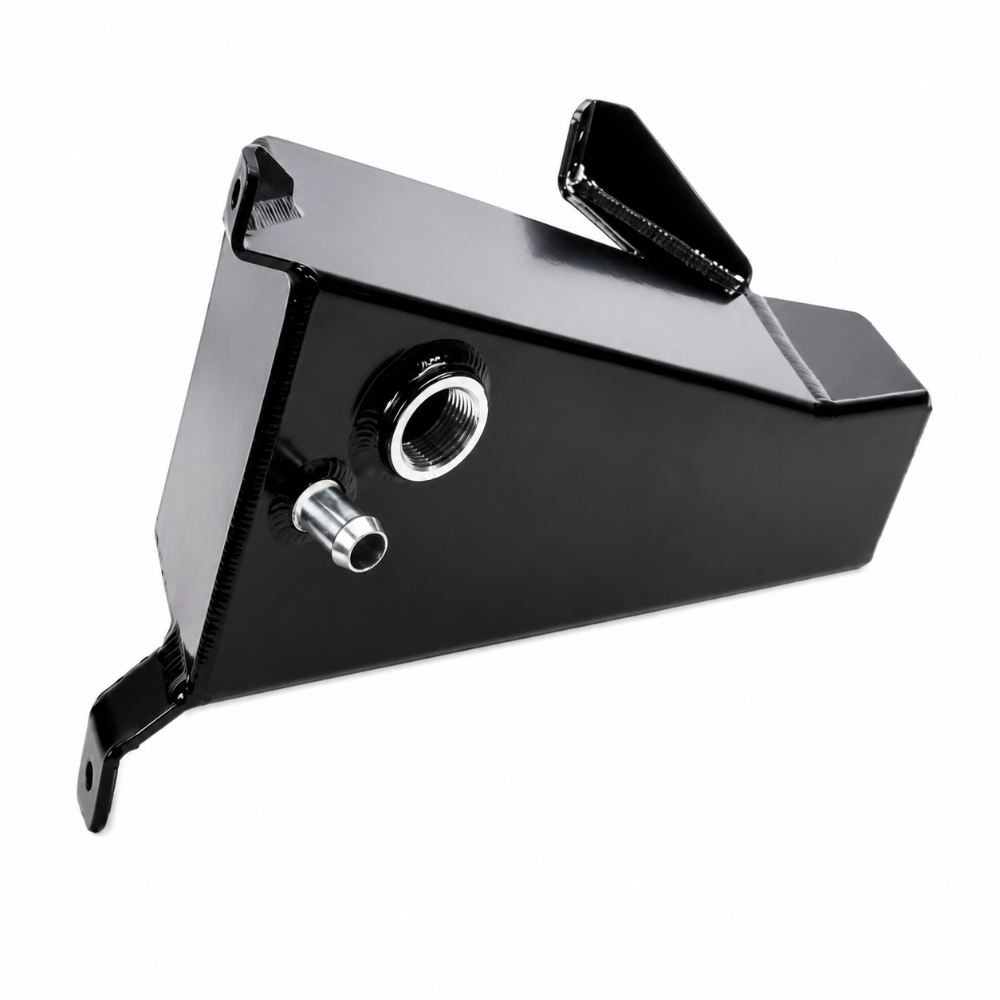 Fleece Performance 19-24 Ram 2500-3500 Cummins 6.7L Aluminum Replacement Coolant Tank (Black) - Fleece Performance FPEFPE-CUM