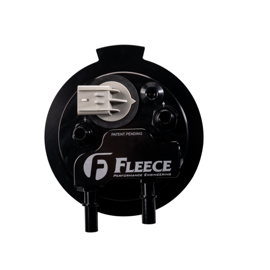 Fleece Performance branded cap on PowerFlo lift pump assembly