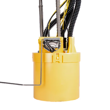 Load image into Gallery viewer, Fleece Performance PowerFlo lift pump, close-up of pump housing and sending unit float