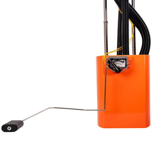 Fleece Performance SureFlo sending unit, alternate angle showing draw tube
