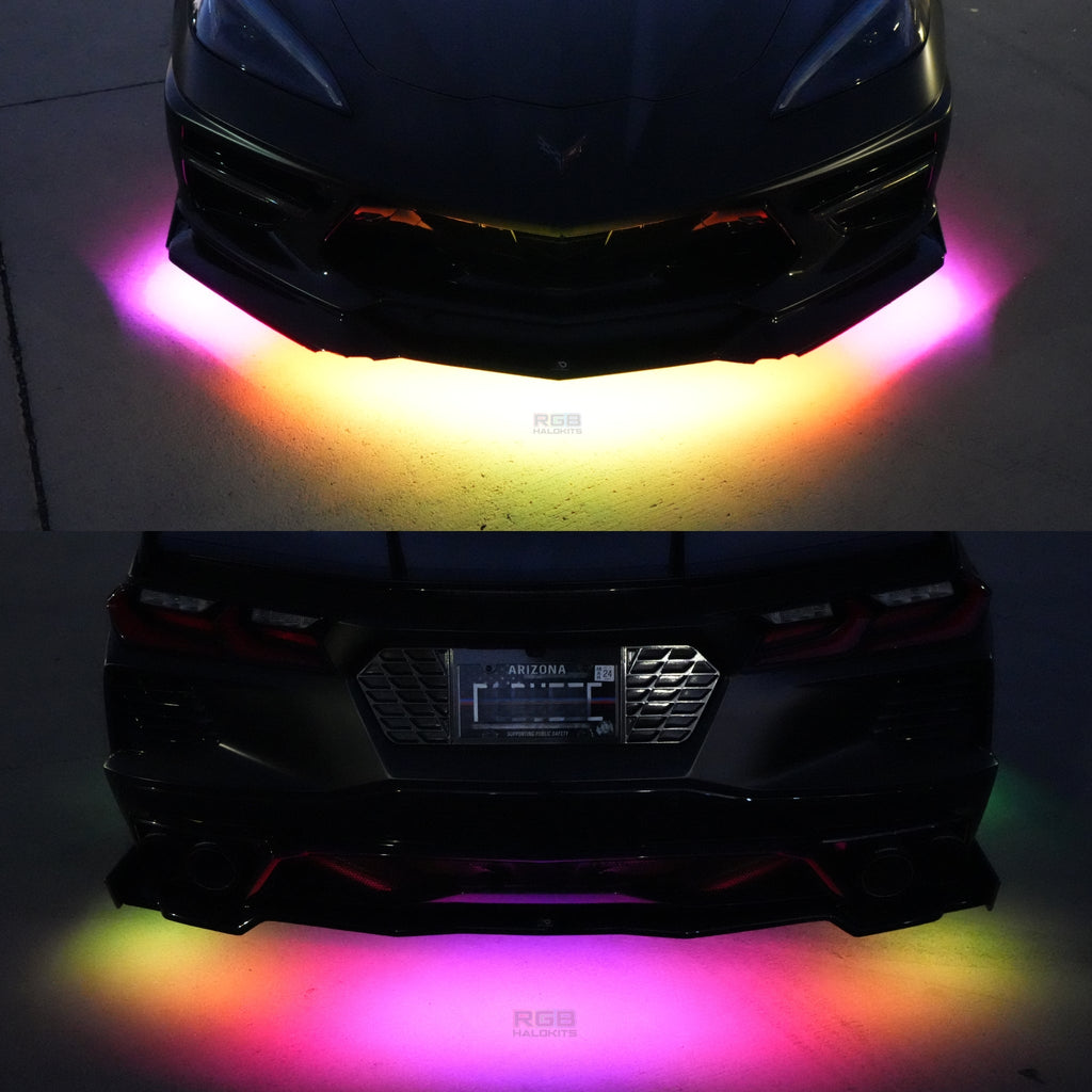 RGB Halo Kits Flow Series LED Underglow Lighting Kit 3.0 | Custom 6pc | Flexible