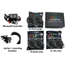 Load image into Gallery viewer, RGB Halo Kits Flow Series LED Underglow Lighting Kit 3.0 | Custom 6pc | Flexible