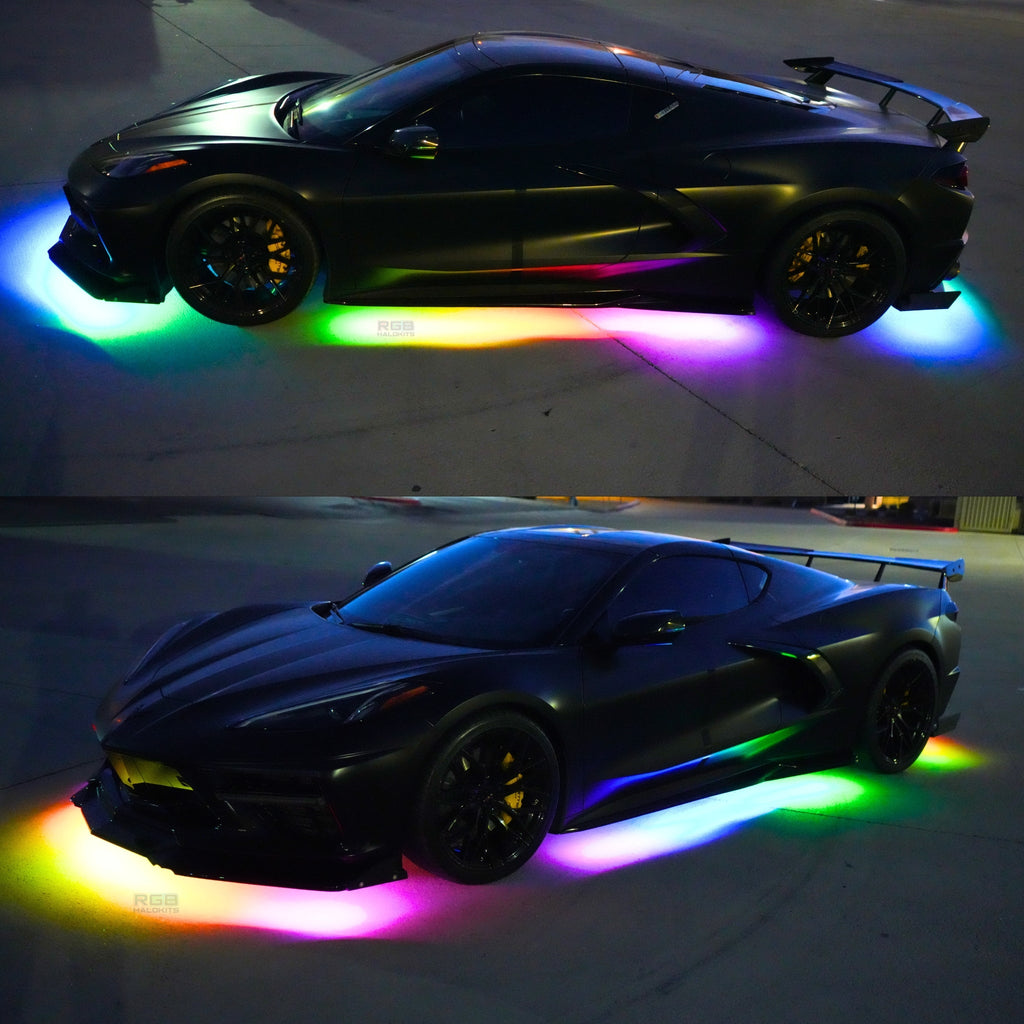 RGB Halo Kits Flow Series LED Underglow Lighting Kit 3.0 | Custom 6pc | Flexible