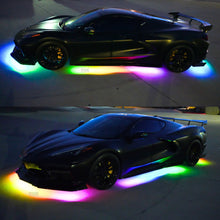 Load image into Gallery viewer, RGB Halo Kits Flow Series LED Underglow Lighting Kit 3.0 | Custom 6pc | Flexible