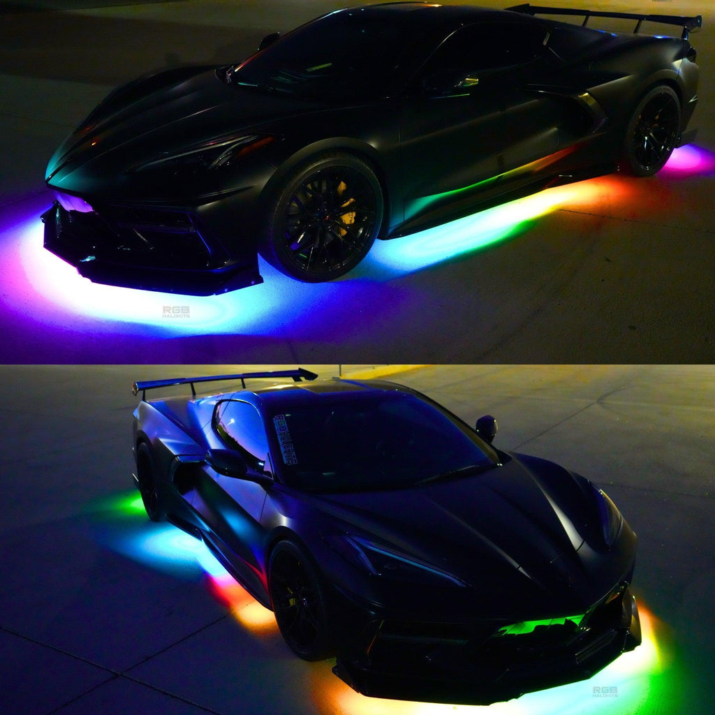RGB Halo Kits Flow Series LED Underglow Lighting Kit 3.0 | Custom 6pc | Flexible