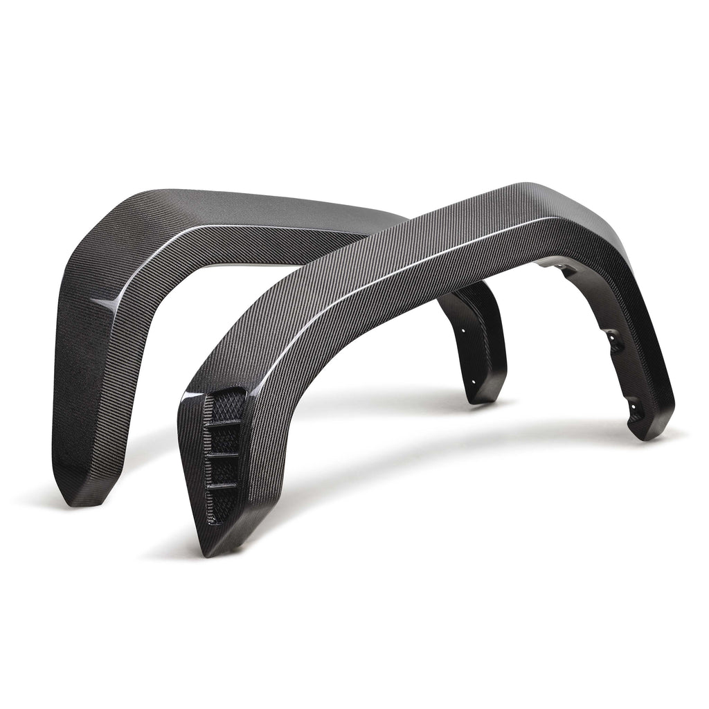 Carbon fiber front fender flares for 2024-2025 Toyota Tacoma