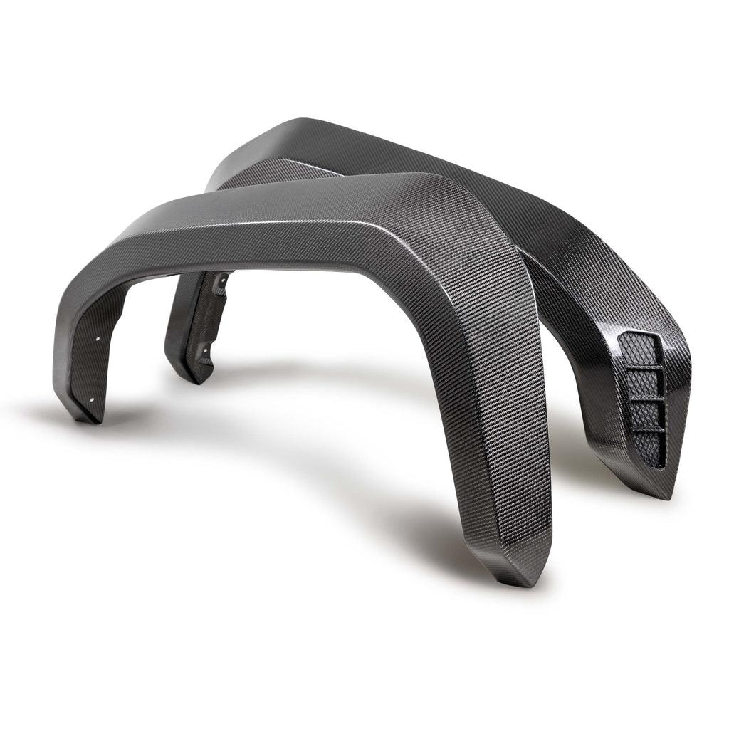 Carbon fiber front fender flares for 2024-2025 Toyota Tacoma