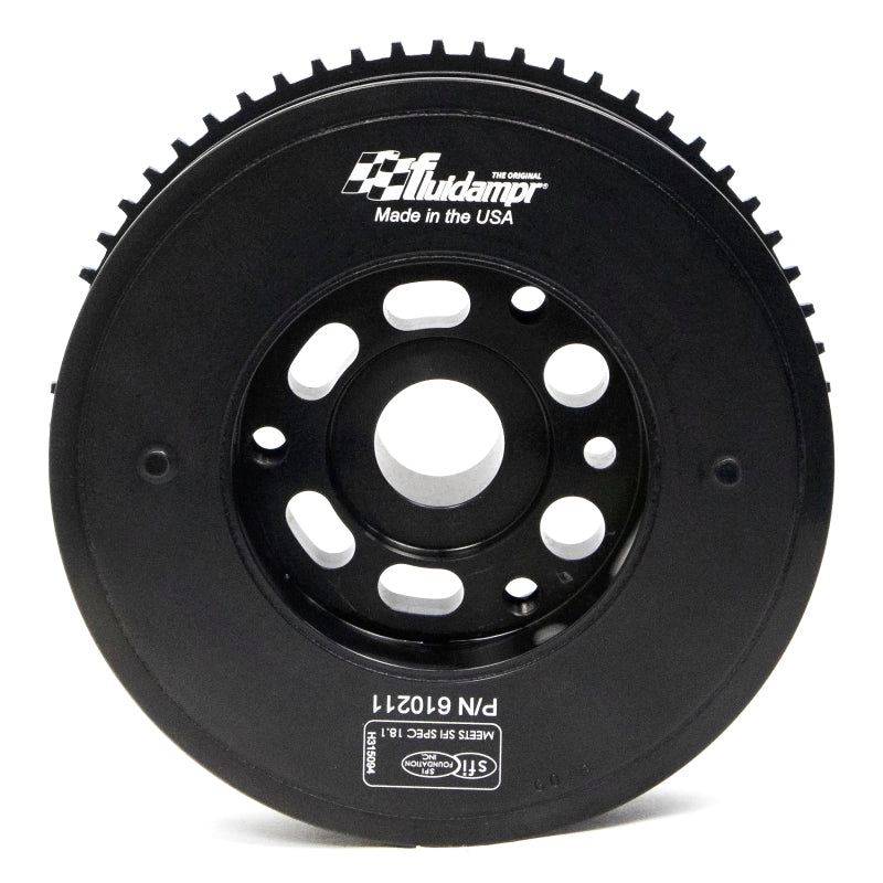 Fluidampr 610211 harmonic damper pulley groove detail