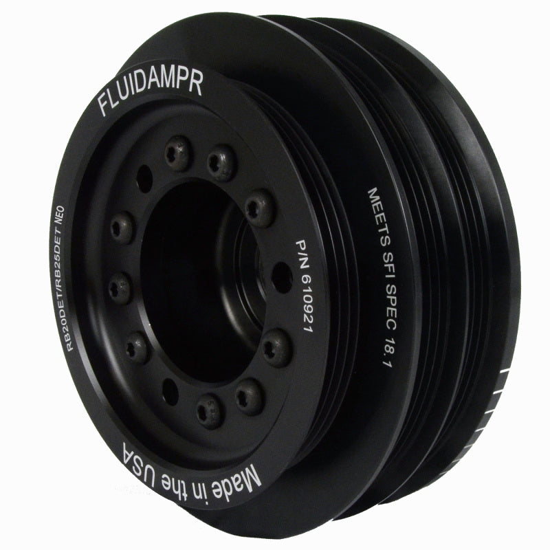 Fluidampr Nissan RB20DET/RB25DET NEO Phase-1 BNR32 GT-R Steel Internally Balanced Damper - Black Ops Auto Works