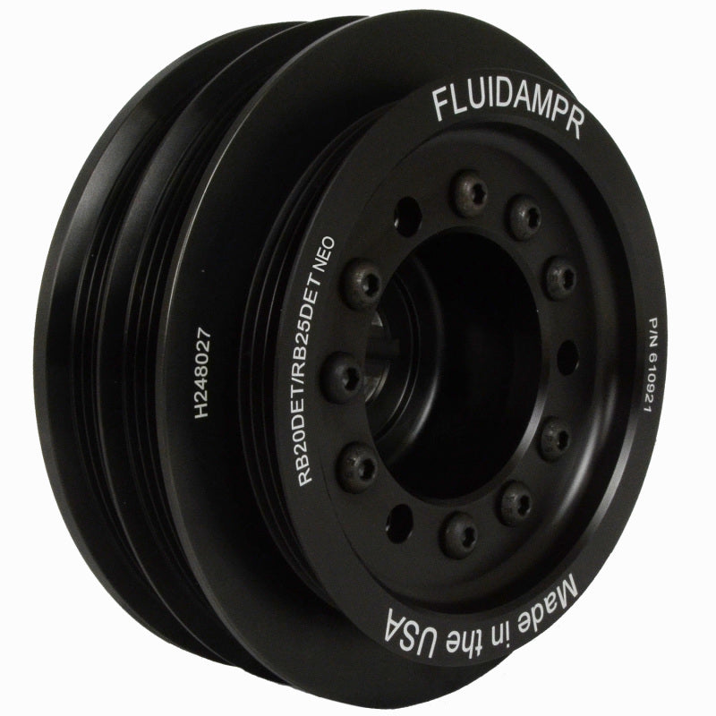 Fluidampr Nissan RB20DET/RB25DET NEO Phase-1 BNR32 GT-R Steel Internally Balanced Damper - Black Ops Auto Works