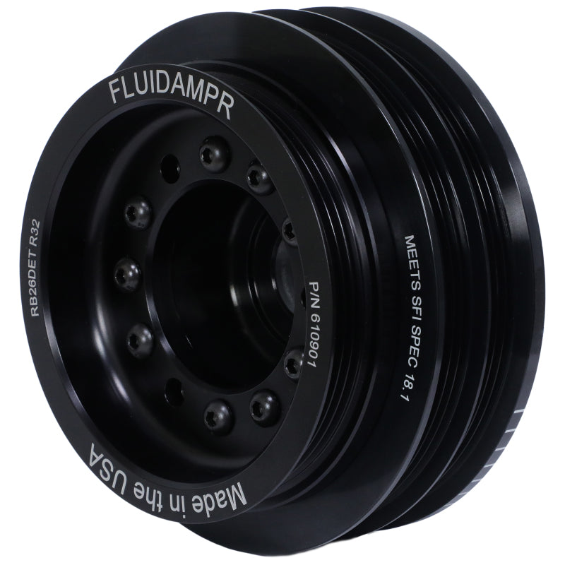 Fluidampr Nissan RB26DET Phase-1 BNR32 GT-R Steel Internally Balanced Damper - Black Ops Auto Works