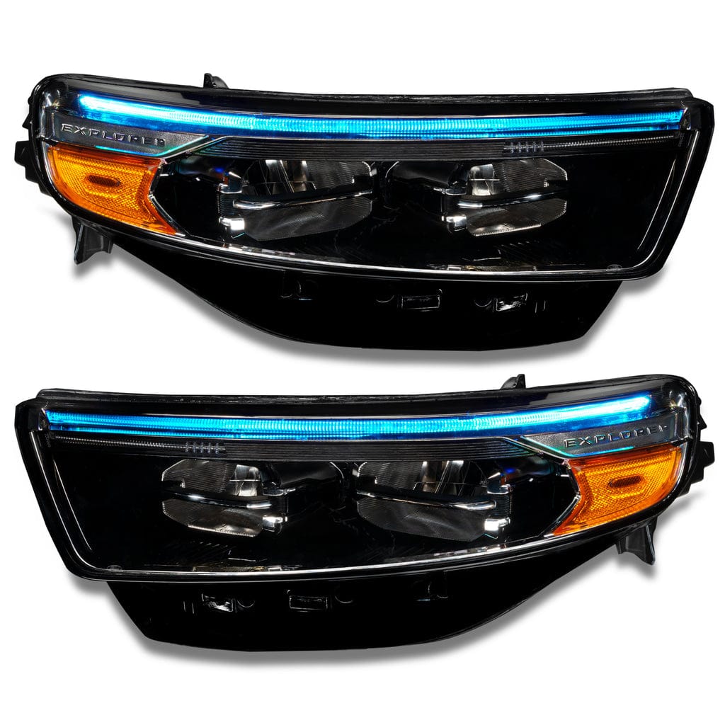 RGB Halo Kits Ford Explorer Multicolor RGBW DRL Boards (2020-2024)