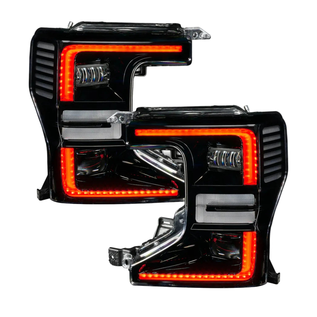 RGB Halo Kits Ford F-250/350 Super Duty Multicolor Flow DRL Boards (2020-2022)