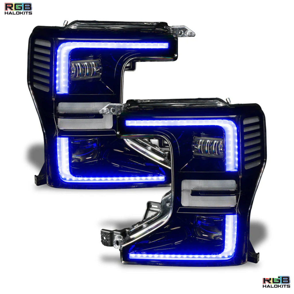 RGB Halo Kits Ford F-250/350 Super Duty Multicolor Flow DRL Boards (2020-2022)