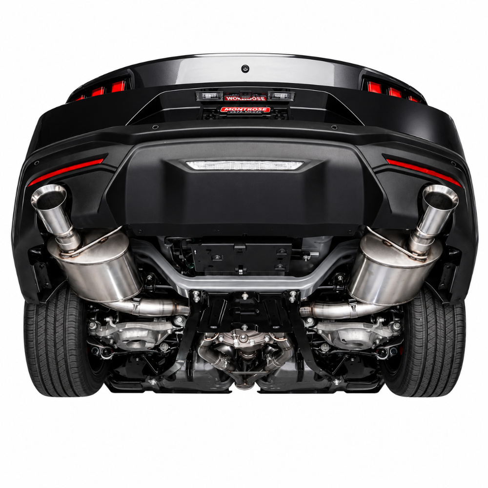 Ford Mustang GT Corsa Xtreme cat-back exhaust with 3 inch stainless steel tubing