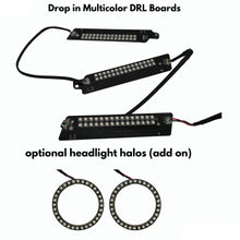 Load image into Gallery viewer, RGB Halo Kits Ford Mustang Multicolor Flow Series DRL Boards (2015-2017)