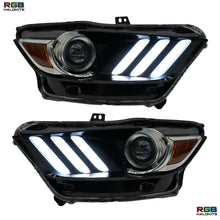 Load image into Gallery viewer, RGB Halo Kits Ford Mustang Multicolor Flow Series DRL Boards (2015-2017)