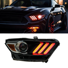 Load image into Gallery viewer, RGB Halo Kits Ford Mustang Multicolor Flow Series DRL Boards (2015-2017)