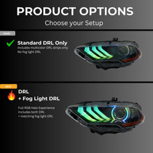 Load image into Gallery viewer, RGB Halo Kits Ford Mustang Multicolor Flow Series DRL Boards (2018-2023)