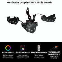 Load image into Gallery viewer, RGB Halo Kits Ford Mustang Multicolor Flow Series DRL Boards (2018-2023)