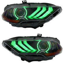 Load image into Gallery viewer, RGB Halo Kits Ford Mustang Multicolor Flow Series DRL Boards (2018-2023)