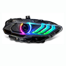 Load image into Gallery viewer, RGB Halo Kits F17 | A19 | P2 - BX1 Ford Mustang Multicolor Flow Series DRL Boards (2018-2023)