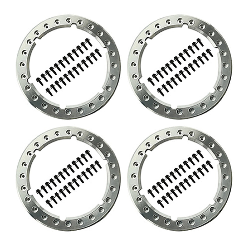 Ford Racing 17-18 / 21 F-150 Raptor (w/35in Tire) Functional Bead Lock Ring Kit - Style 1 - Black Ops Auto Works