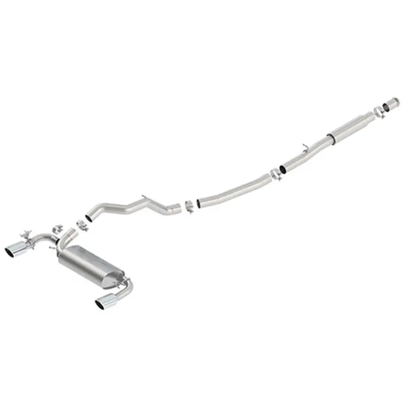 Ford Racing 2016-2017 Focus RS Active Sport Cat-Back Exhaust System w/ Polished Tips - Black Ops Auto Works