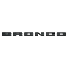 Load image into Gallery viewer, Ford Racing 2021+ Bronco Grille Lettering Overlay Kit - Black Ford Racing FRPM-1447-BLMB