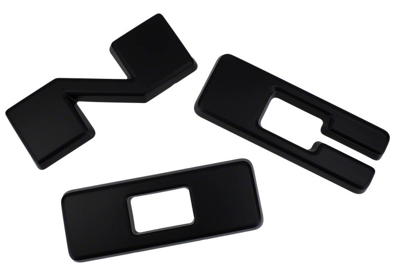 Ford Racing 2021+ Bronco Grille Lettering Overlay Kit - Black Ford Racing FRPM-1447-BLMB